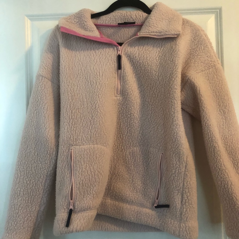 J. Crew Polartec Half Zip Pullover Jacket